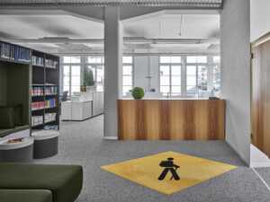 Innenarchitektur Innenraumgestaltung Wanderwege Schweiz Büroräume Dienstleistungsräume Empfang